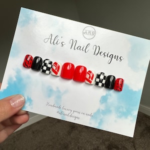 F1 Inspired Nails