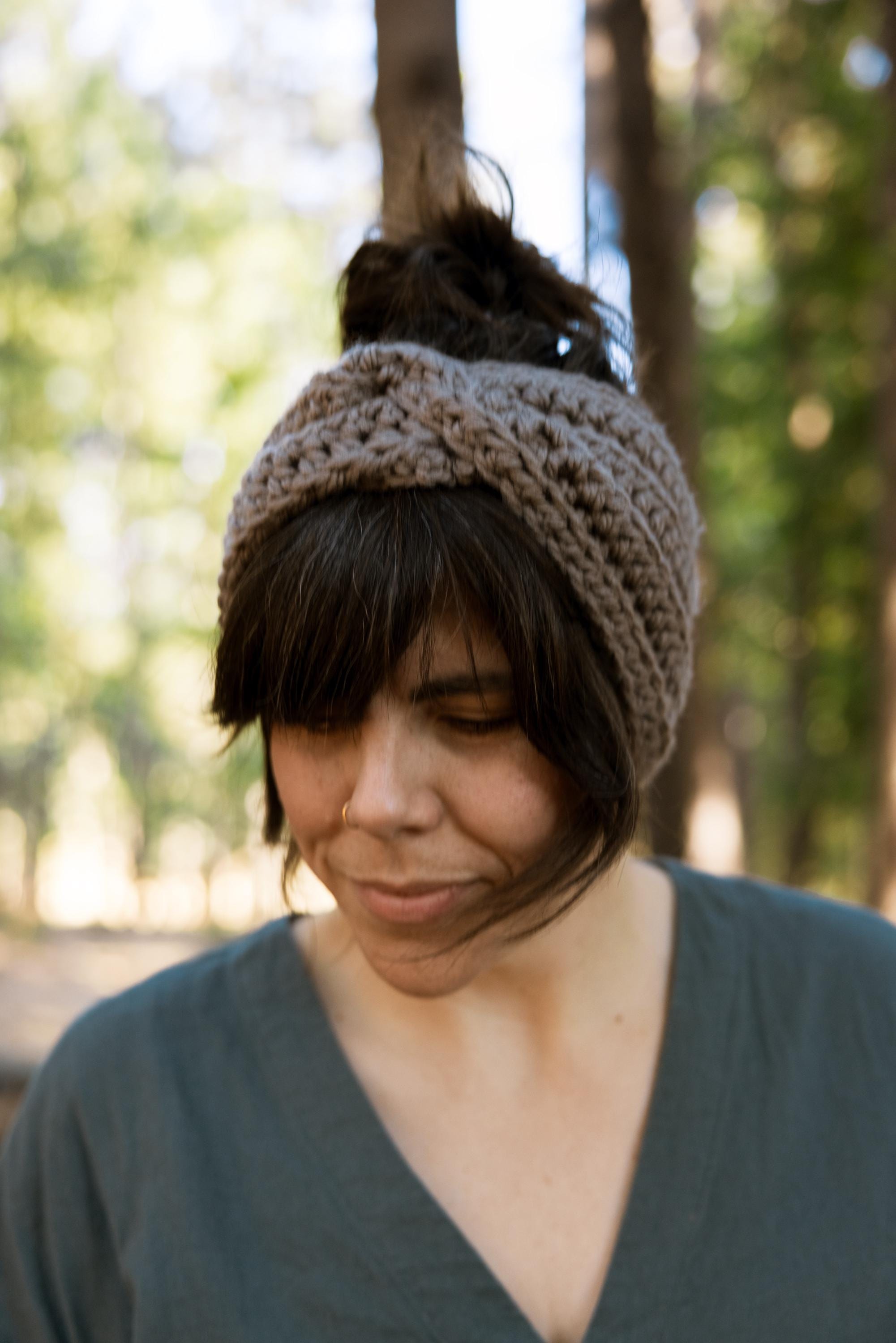 Handmade Crochet Twist Headband | Warm Ear Warmer | for  display picture 2