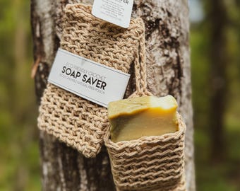 Eco-Friendly Soap Saver Bag | Reusable Cotton Soap Sack | Sustainable | Zero Waste