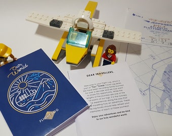 Baby Flight Log Book: Travel Keepsake, Eco-Friendly Gift