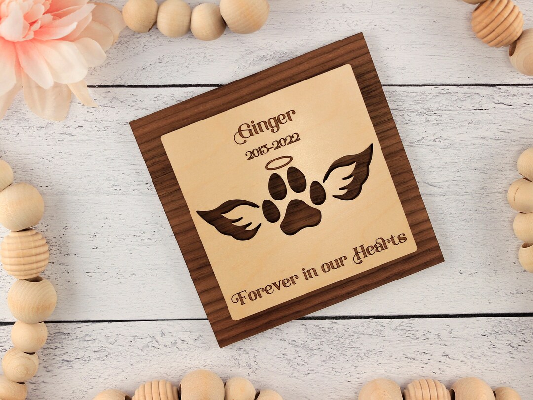 In Memory of Dog Passing Away Gift Pet Memorial Frame, Bereavement Gift ...