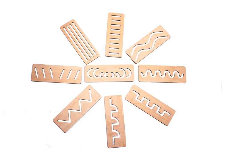 Types of Line Stencils School Stencils Prewriting - Etsy
