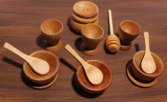 wooden play plates