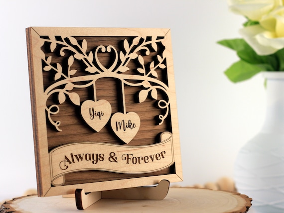 Personalized Wooden Sign Gifts for Couples, Engagement Gifts, Couple Names  Wood Sign, Anniversary Gift, Wedding Gift, Better Together -  Israel