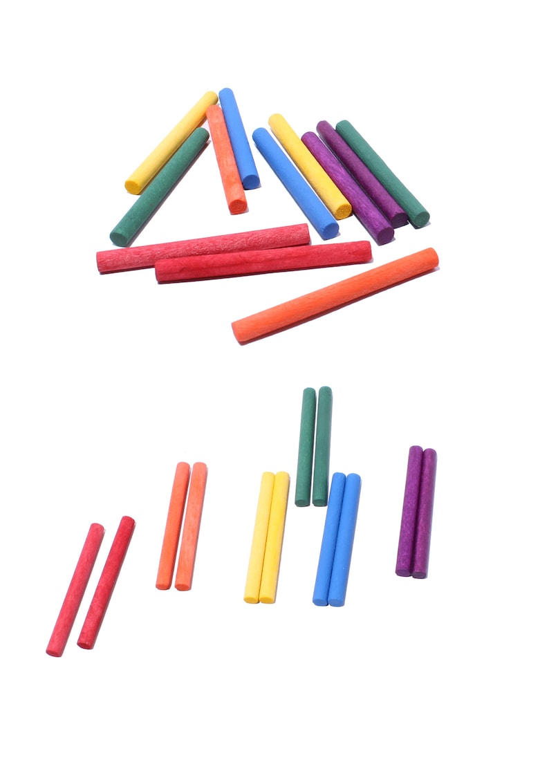 Montessori Fine Motor Activity Additional Sticks Matchstick Color Drop Toddler Montessori Activity
