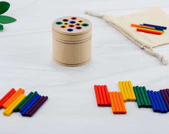 Pencils + Erasers Color Match Fine Motor Activity - LalyMom