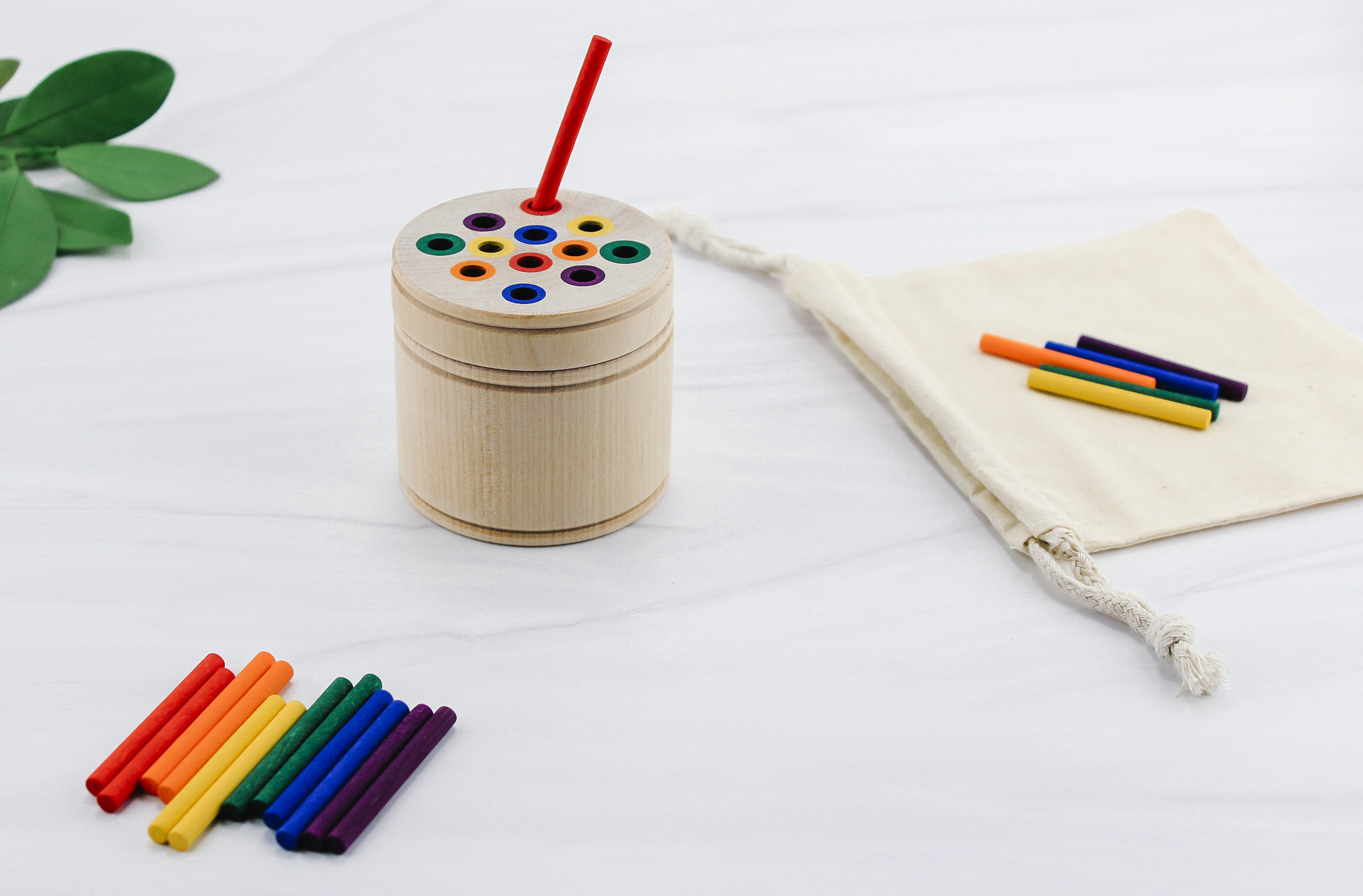 Baby & Toddler Toys Toys color learning toy Sorter Sticks Montessori