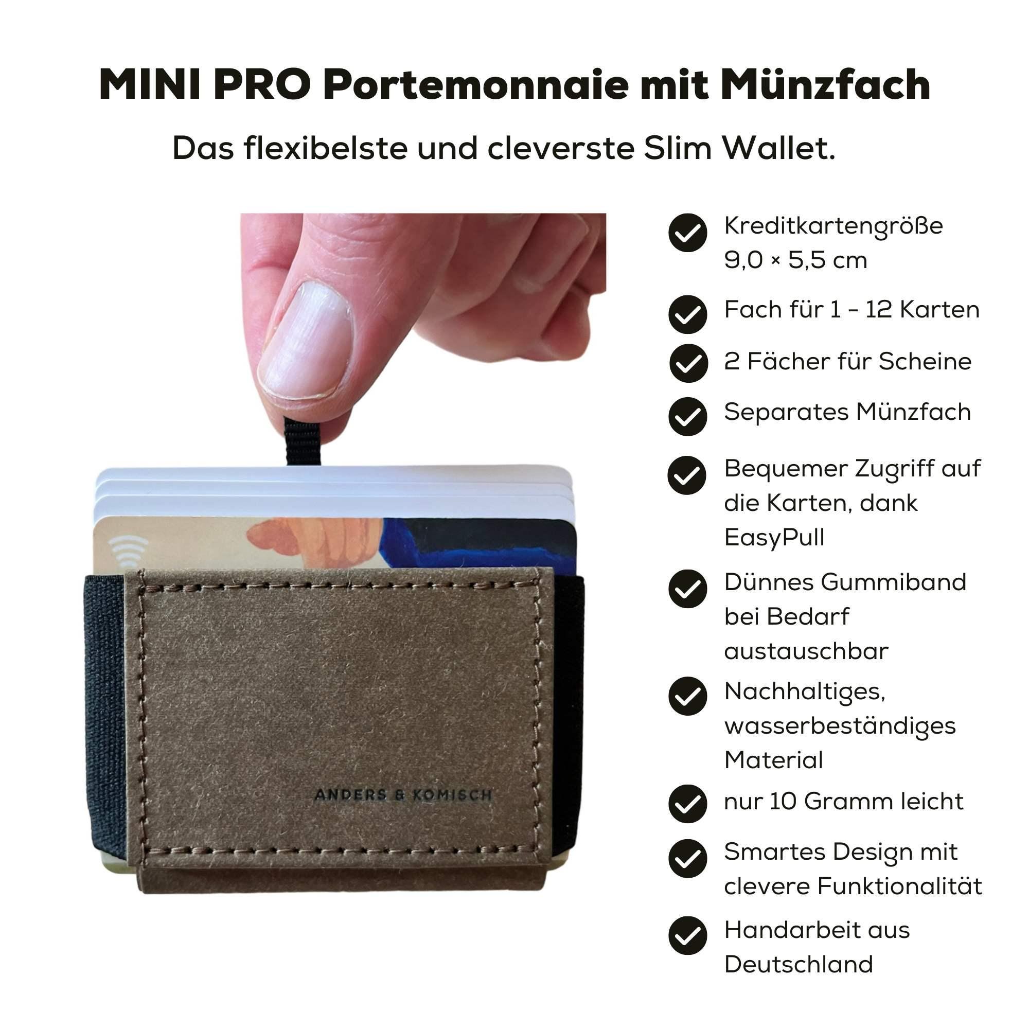 MINI PRO Wallet With Coin Compartment - Slim Wallet for Men MINI PRO Wallet With Coin Compartment - Slim Wallet for Men