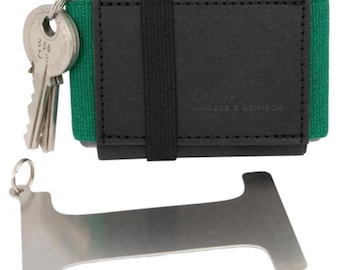 A&K MINI wallet with keyring - Small wallet with coin compartment Sustainable innovative wallet produced in and around Berlin