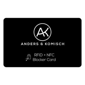 RFID Blocker Schutz Karte - Schützt die kontaktlose Bank- und Kreditkarten vor ungewolltem Auslesen