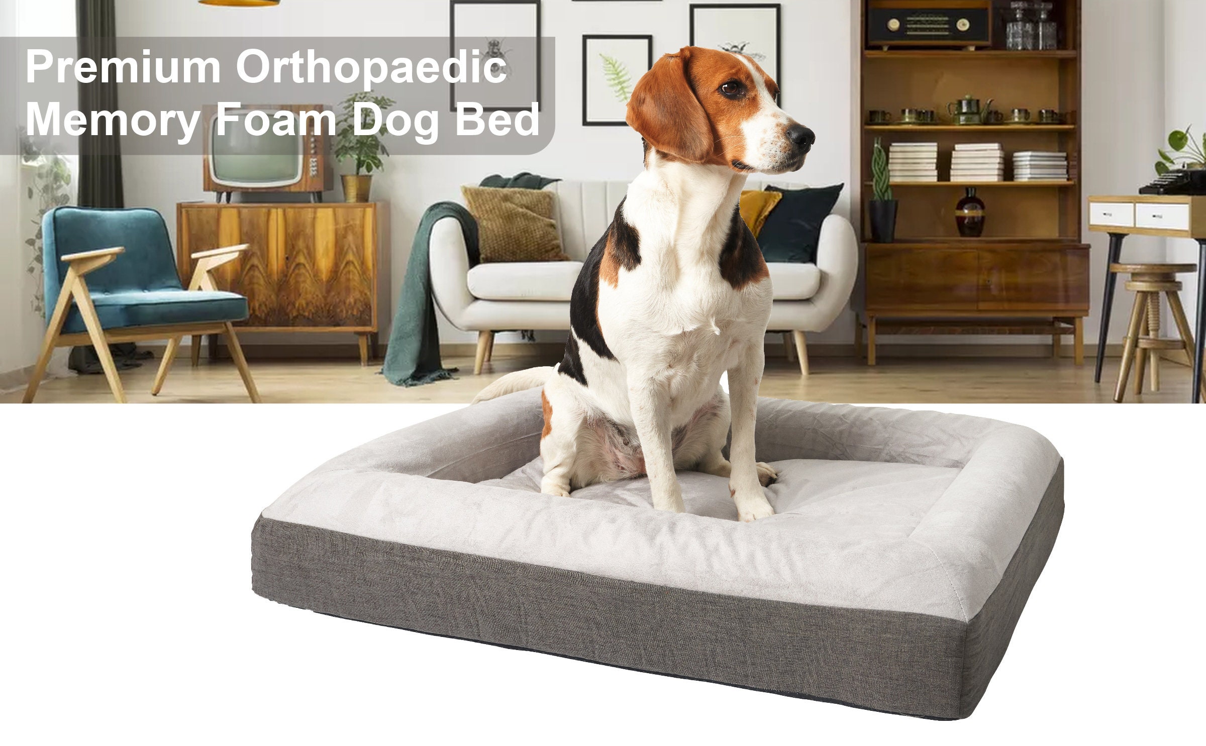 Luxury Memory Foam Dog Bed Medium & Large Sizes Available Etsy