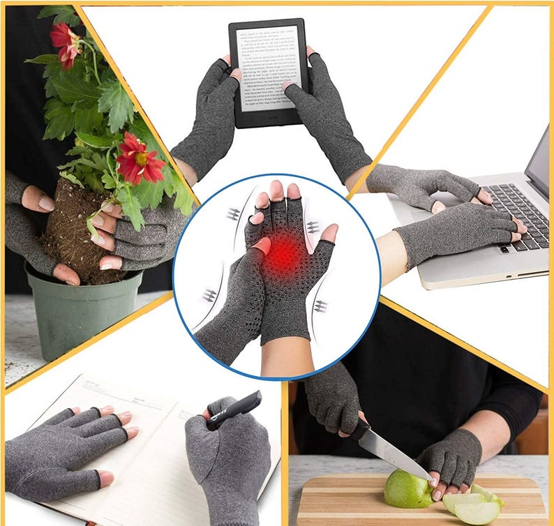 Sure Grip Anti Arthritis Work Gloves Compression to Warm Your Etsy