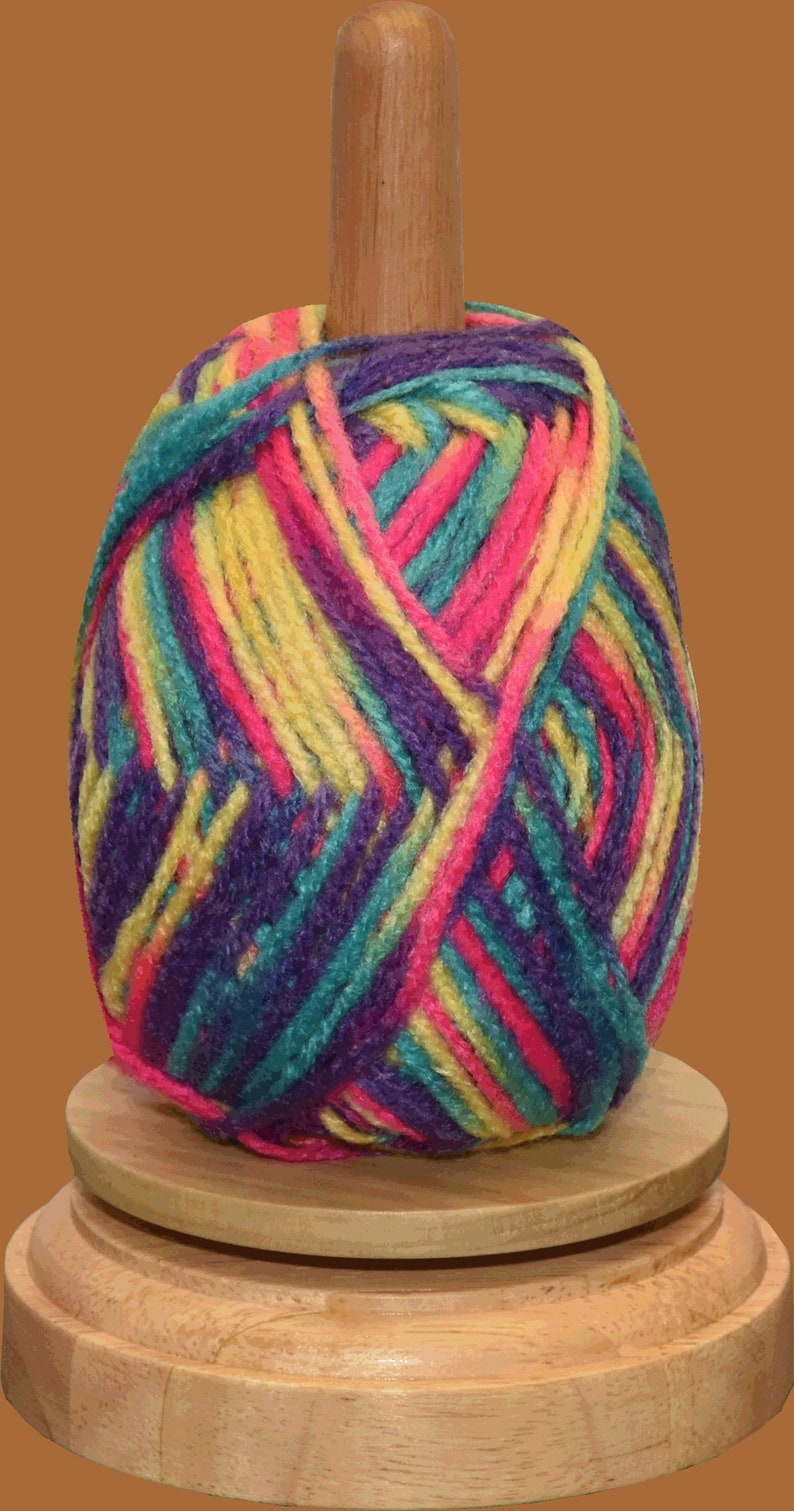 Revolving Spinning Wool Yarn Ball Holder Winder No More Knots Etsy