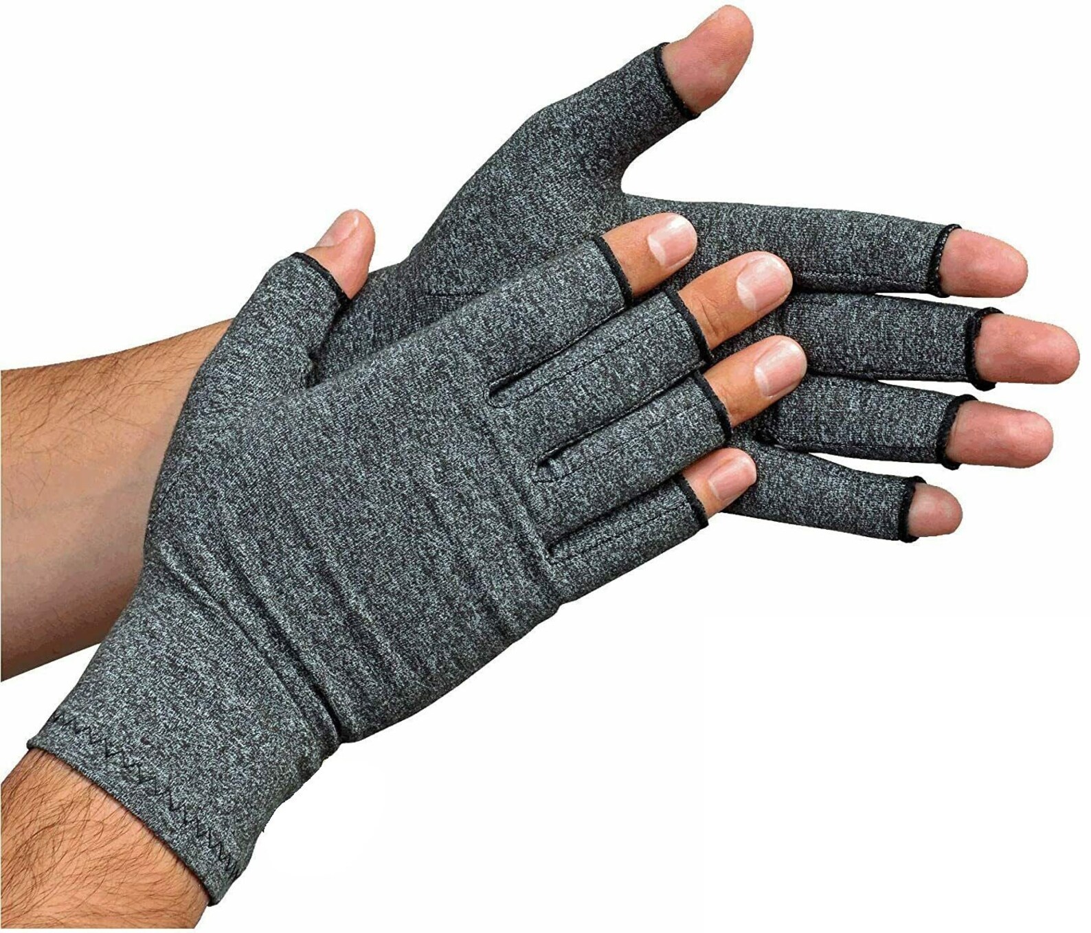 Anti Arthritis Fingerless Compression Gloves Unisex Wear All Etsy