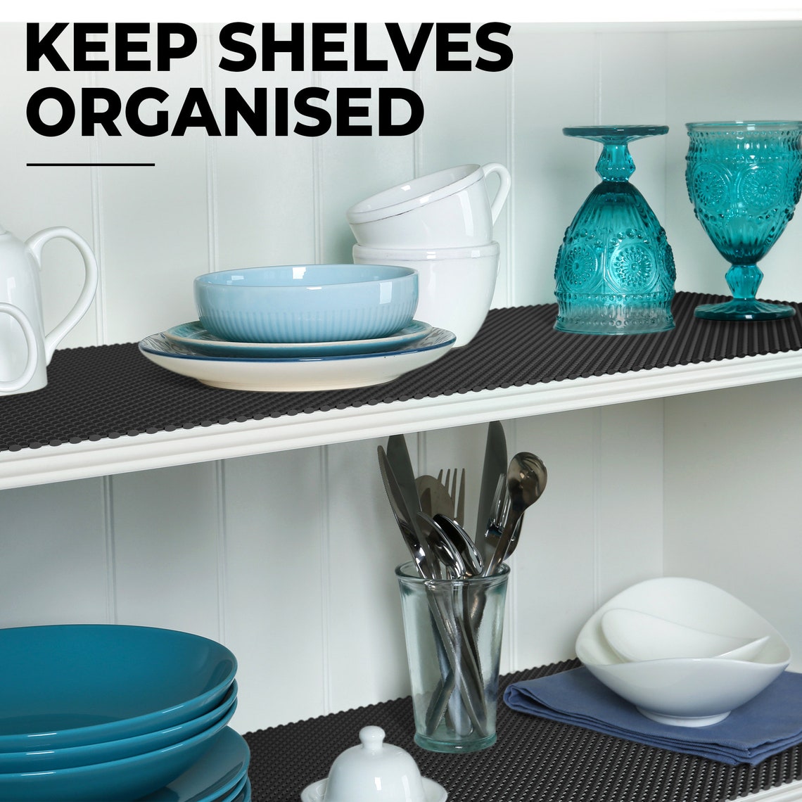 2 x 190cm Anti Slip Shelf Drawer Liners Kitchen Cupboard Etsy