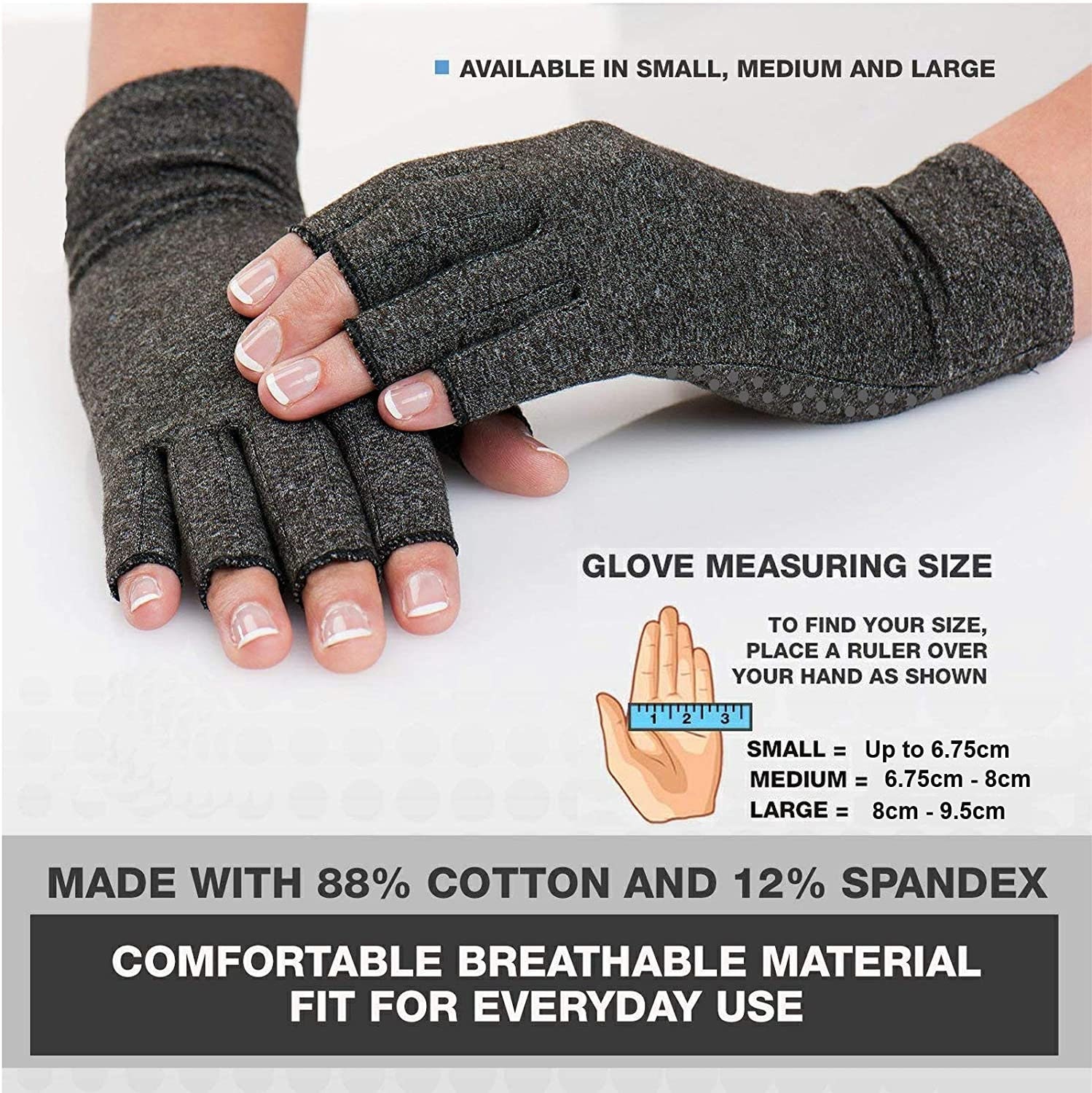 Sure Grip Anti Arthritis Work Gloves Compression To Warm Your Etsy