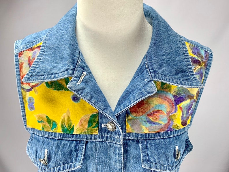sleeveless jean jacket womens