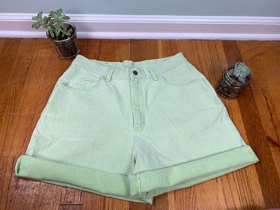 pastel high waisted shorts