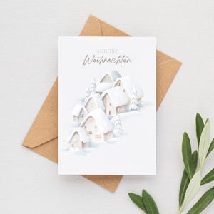 Weihnachtskarte | Schöne Weihnachten Karte |  Grußkarte | DIN A6 mit Umschlag