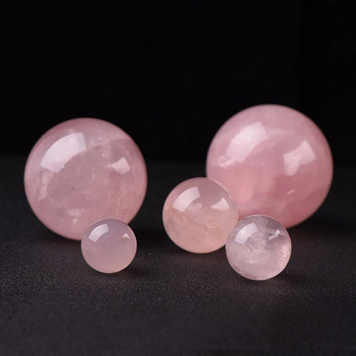AAA Große Rosa Rosenquarz Kugel Natürliche Rosa Rosenquarz - Etsy.de