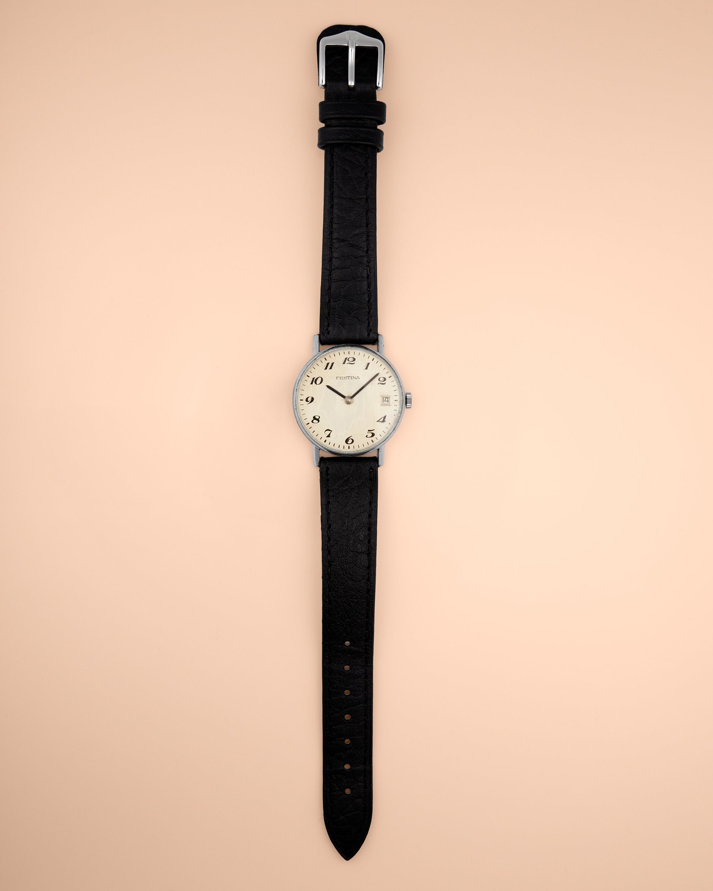 FESTINA Mechanical Watch Vintage Watch Leather Strap Etsy Canada