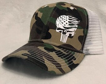 Camo Trump Trucker Hat SnapBack