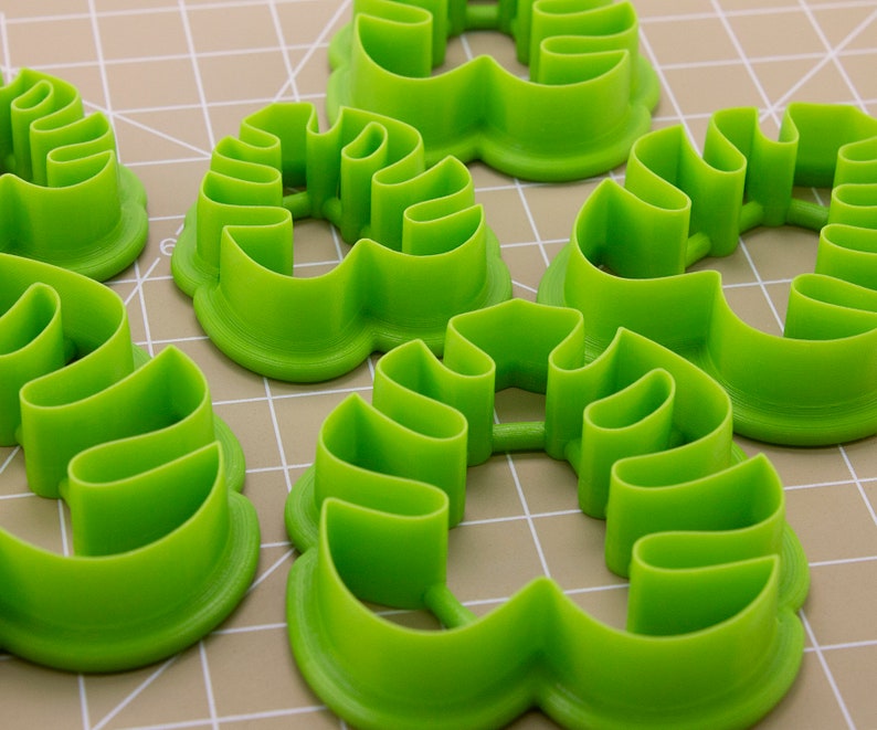 Monstera Leaf Polymer Clay Cutter Set Etsy