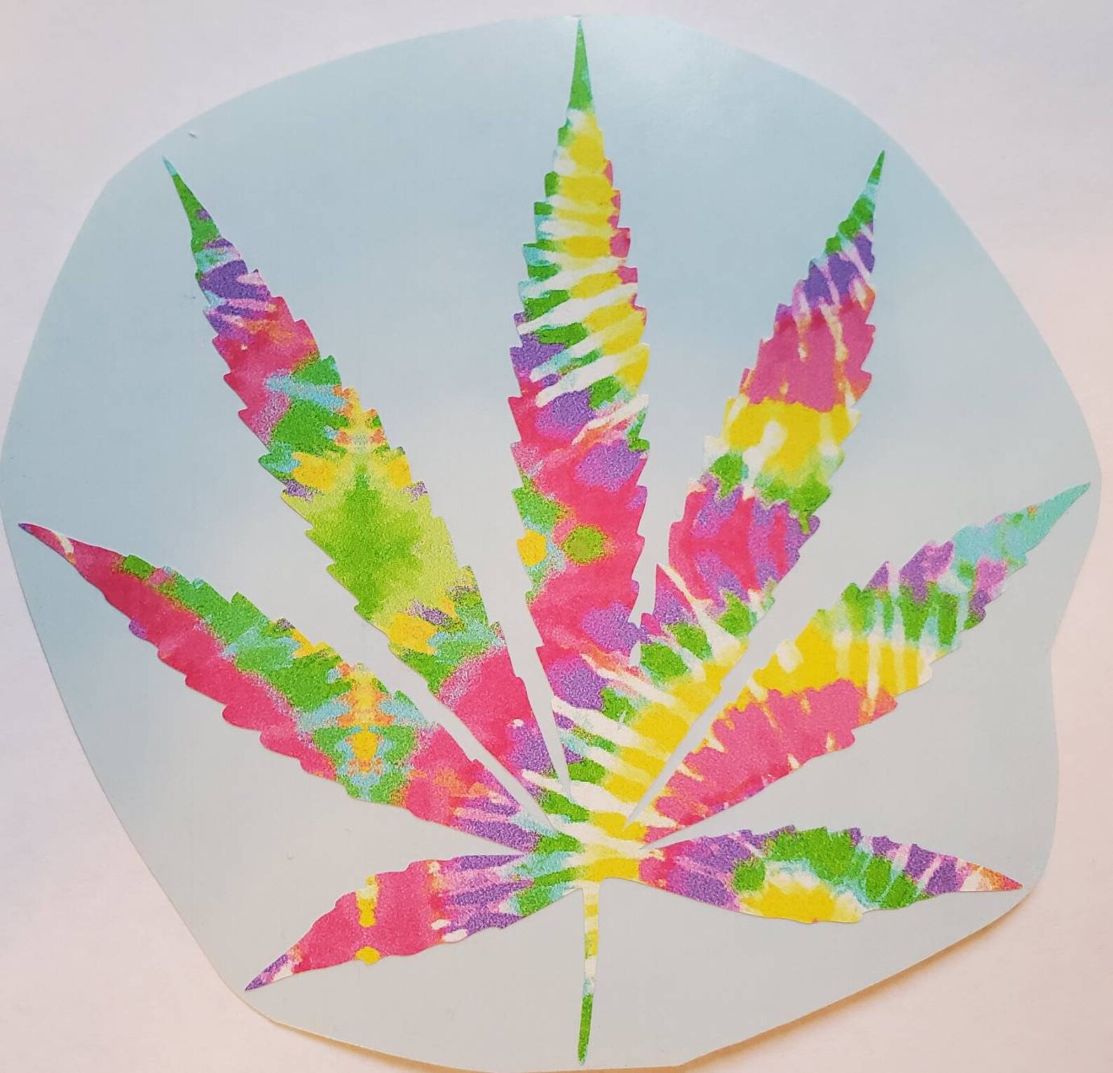 Full sheet TieDye Cannabis Marijuana Weed Pot Leaf Vinyl Etsy