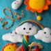 Cloudy Rainbow Rattle Set (cloud+sun) Pattern in English - Etsy