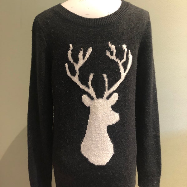Reindeer Sweater - Etsy