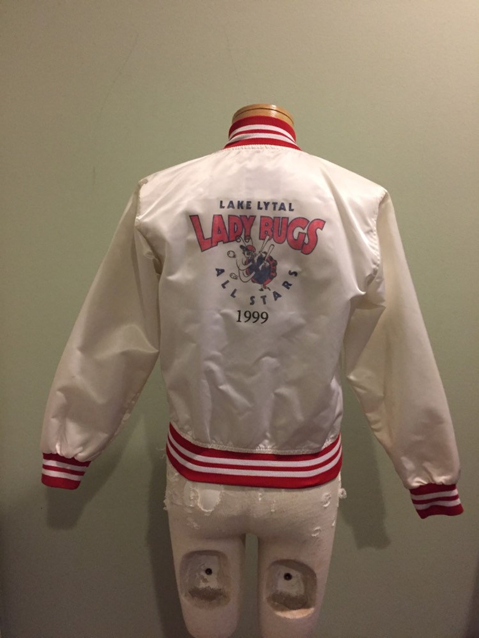 Vintage Satin Bowling Jacket Etsy