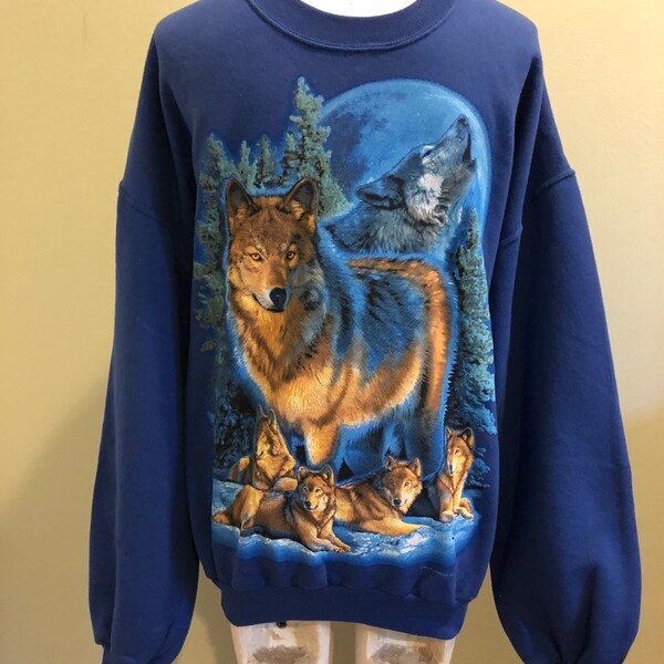 Vintage Wolves Sweatshirt