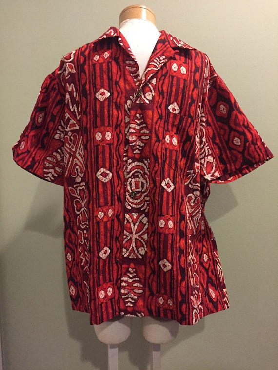 Rare Vintage 1940's Cotton Hawaiian Shirt