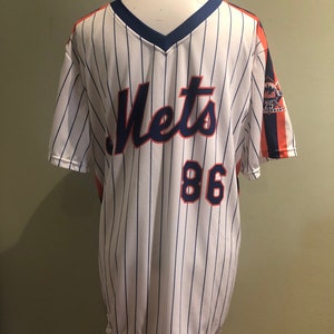 VINTAGE AUTHENTIC NEW YORK METS MLB BLANK GREY MAJESTIC JERSEY 52 (2XL)  SEWN!