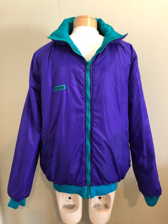 Vintage Columbia Reversible Quilted Zipper Jacket - Gem