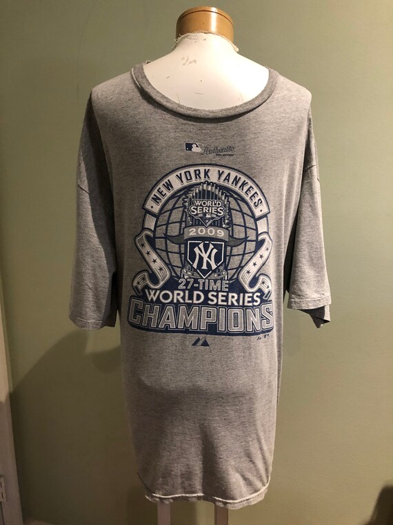 2001 New York Yankees World Series Champions tee size XL – Mr. Throwback NYC