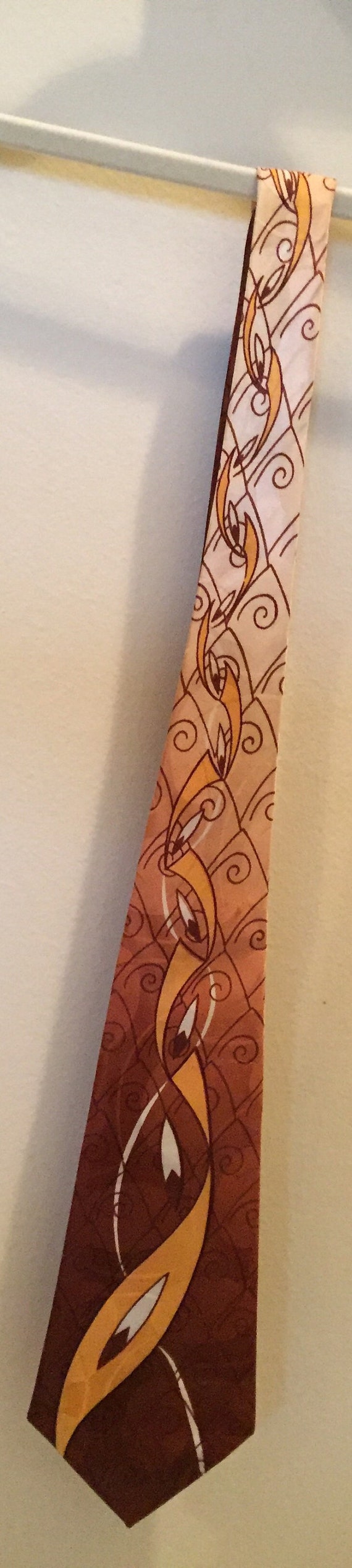 Snazzy Vintage 1940s (Art Deco) Necktie