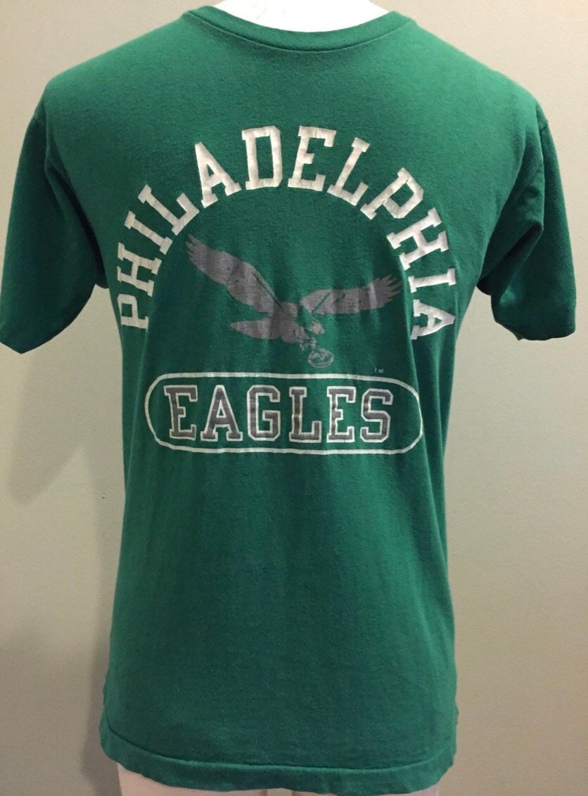 Vintage 1970s Philadelphia Eagles Champion Blue Bar Tshirt - Etsy