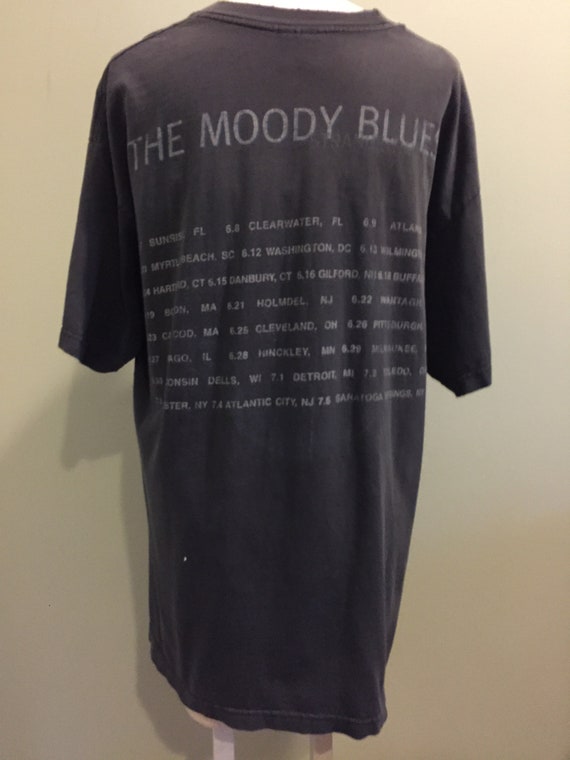 T-shirt Vintage The Moody Blues - 100% Coton Unisexe - Taille Unique Style Fan