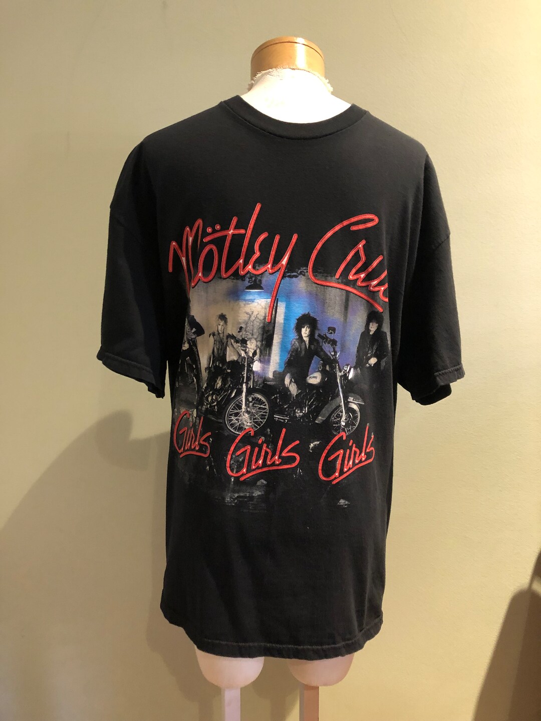 Vintage Motley Crue Band Tshirt Etsy