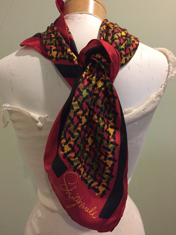 Stunning Vintage 1960’s Elsa Schiaparelli Scarf