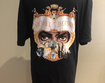 Vintage Michael Jackson t-shirt 1992 Dangerous concert tour shirt, 1990s authentic merchandise, Thriller, 90s pop rock size size XL