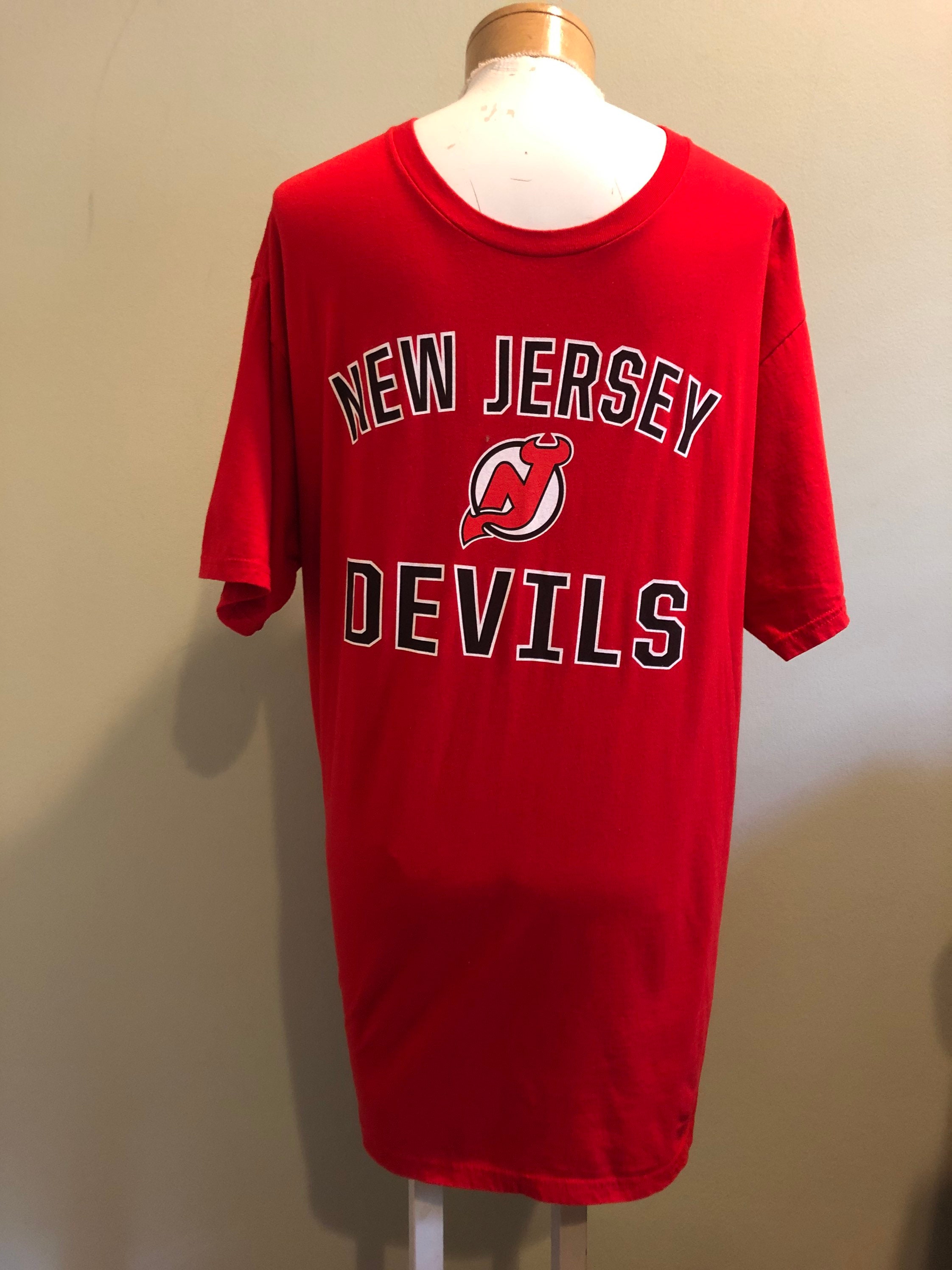 New Jersey Devils Medium Long Sleeve Shirt - Pro Stock Hockey