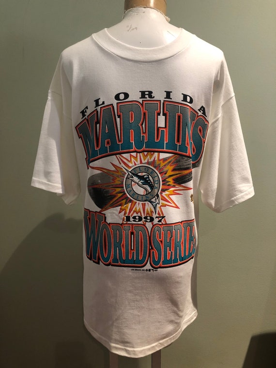 Vintage Florida Marlins World Series 1997 Deadstock T-shirt 
