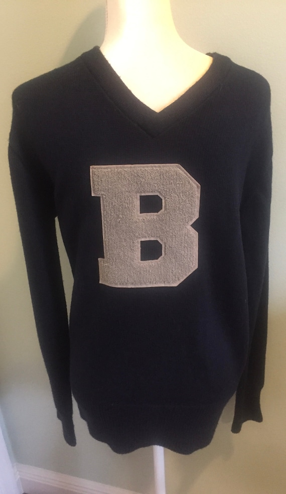 Vintage 1950's Varsity Vneck Sweater