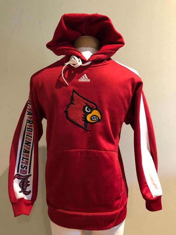 red louisville cardinals hoodie adidas