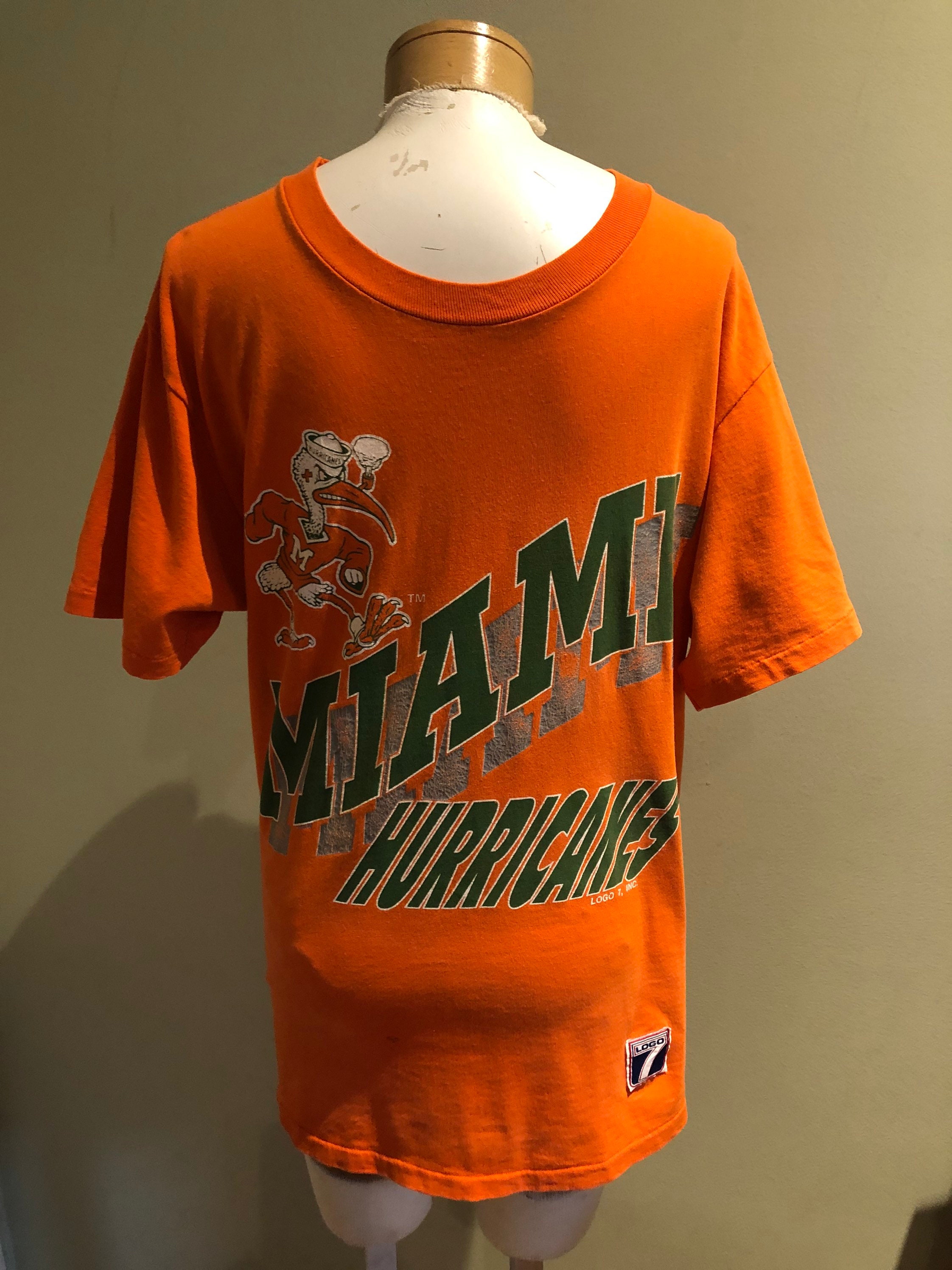 Vintage Miami Hurricanes #6 Authentic Nike Football Jersey NCAA • Size 60