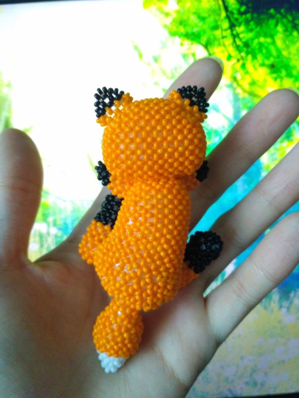 Fox pattern PDF Fox Beads pattern Fox Bead Foxy Bead toy Etsy