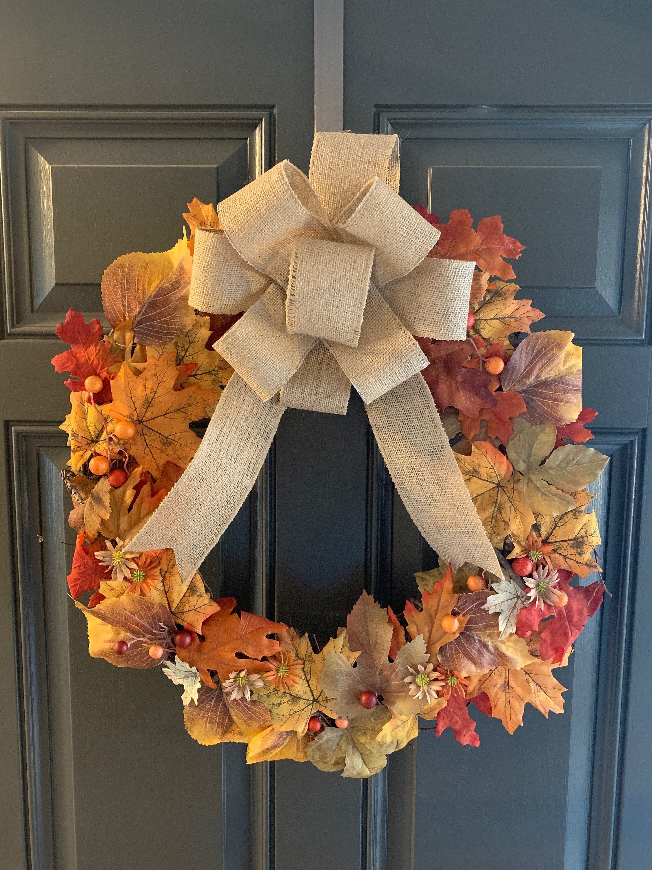 Fall Wreath Etsy