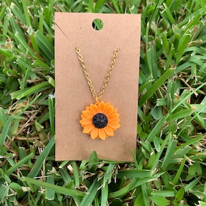 Sunflower Necklace